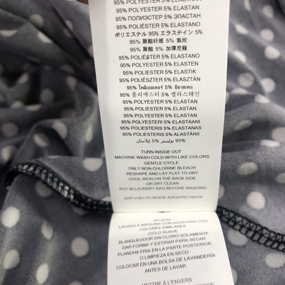 Michael Kors Simple Dot Fit & Flare Women Dress -Size S Black/White NWT - Picture 13 of 17